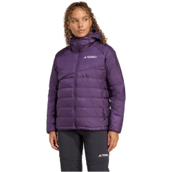 adidas TERREX Xperior Climawarm+ Daunenjacke mit Kapuze Damen JL5582 - aurora plum XS