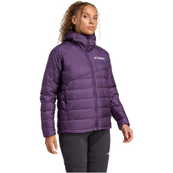 adidas TERREX Xperior Climawarm+ Daunenjacke mit Kapuze Damen JL5582 - aurora plum XS
