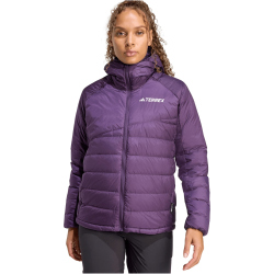 adidas TERREX Xperior Climawarm+ Daunenjacke mit Kapuze Damen JL5582 - aurora plum XS