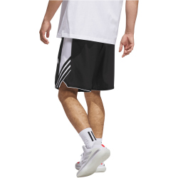 adidas Crazy Lite Basketballshorts Herren JX6381 - black/white/black S/7"