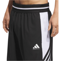 adidas Crazy Lite Basketballshorts Herren JX6381 - black/white/black S/7"