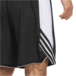 adidas Crazy Lite Basketballshorts Herren JX6381 - black/white/black S/7"
