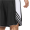 adidas Crazy Lite Basketballshorts Herren JX6381 - black/white/black S/7"