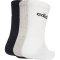 6er Pack adidas Performance Linear Cushioned Crew Socken JL6095 - medium grey heather/white/black 31-33