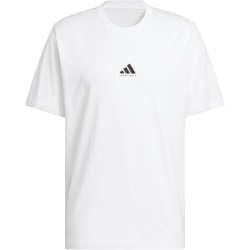 adidas Basketball Graphic Trainingsshirt Herren JX0084 - white/black L