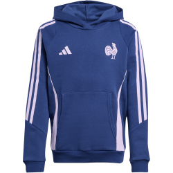 adidas FFR Frankreich Hoodie Kinder JW7229 - dark blue 140