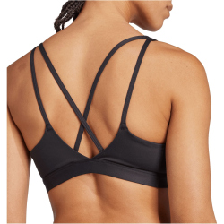 adidas All Me Essentials Mid Support Sport-BH Damen JL5491 - black S