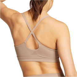 adidas All Me Low Support Sport-BH Damen JL5478 - chalky brown L