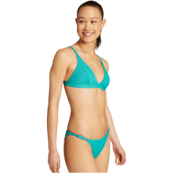 adidas Iconisea Ribbed Padded Triangle Bikini-Oberteil...