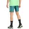 adidas Tech Apparel Climacool Trainingsshorts Herren JX0027 - preloved teal/lime burst XXL/7"