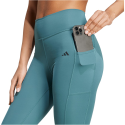 adidas Optime Stash 7/8-Leggings Damen JW7610 - preloved teal XS
