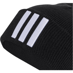 adidas 3-Streifen Beanie JM3064 - black/white 56 - 58 cm
