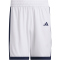 adidas Pulse Speed Basketballshorts Herren JM2664 - white/team navy blue S