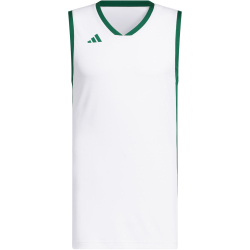 adidas Pulse Speed Basketballtrikot Herren KC6958 - white/team dark green M