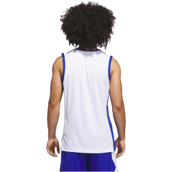 adidas Pulse Speed Basketballtrikot Herren JM2682 - white/team royal blue M
