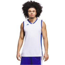 adidas Pulse Speed Basketballtrikot Herren JM2682 - white/team royal blue M
