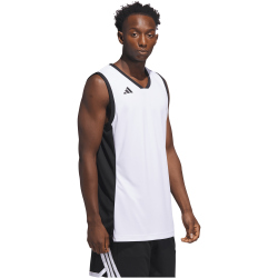 adidas Pulse Speed Basketballtrikot Herren JM2659 - white/black S