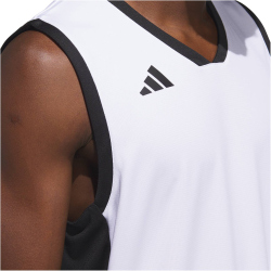 adidas Pulse Speed Basketballtrikot Herren JM2659 - white/black S