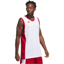 adidas Pulse Speed Basketballtrikot Herren JM2658 - white/team power red M