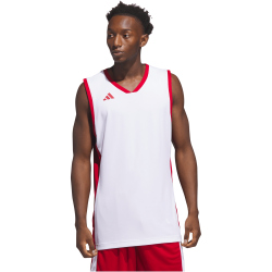adidas Pulse Speed Basketballtrikot Herren JM2658 - white/team power red M