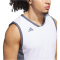adidas Pulse Speed Basketballtrikot Herren JM2657 - white/team onix S