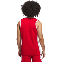 adidas Pulse Speed Basketballtrikot Herren JM2656 - team power red/white M