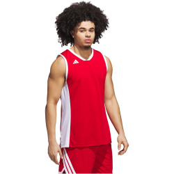 adidas Pulse Speed Basketballtrikot Herren JM2656 - team power red/white M