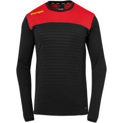 Kempa Emotion 2.0 Langarmshirt schwarz/rot/gelb 152