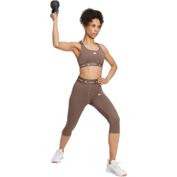 adidas TECHFIT Capri 7/8-Leggings Damen JW7569 - earth...