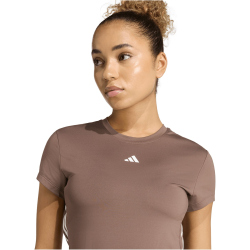 adidas Hyperglam Trainingsshirt Damen JX7378 - earth...