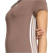 adidas Hyperglam Trainingsshirt Damen JX7378 - earth strata/white S