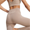 adidas All Me 7/8-Leggings Damen JW7578 - chalky brown/chalky brown XS