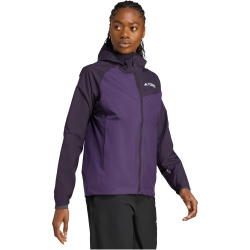 adidas TERREX Multi 2L Rain.Rdy Regenjacke Damen JN0859 - aurora plum/aurora black M