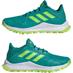 adidas Youngstar Feldhockeyschuhe Kinder JP9816 - pure teal/lucid lemon/core black 33