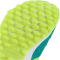 adidas Youngstar Feldhockeyschuhe Kinder JP9816 - pure teal/lucid lemon/core black 33