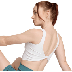 adidas Optime Workout Low Support Sport-BH Damen JZ6028 - white XS