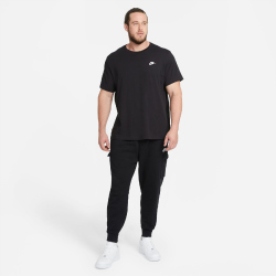 NIKE Sportswear Freizeit T-Shirt Herren schwarz/weiß XL
