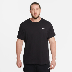 NIKE Sportswear Freizeit T-Shirt Herren schwarz/weiß XL