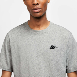 NIKE Sportswear Freizeit T-Shirt Herren dunkelgrau/schwarz XL