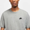 NIKE Sportswear Freizeit T-Shirt Herren dunkelgrau/schwarz XL