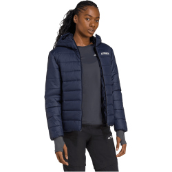 adidas TERREX Multi Essentials Climawarm Steppjacke mit Kapuze Damen KB2167 - legend ink XS