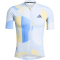 adidas Essentials 3-Streifen Light In Motion Graphic Fahrradtrikot Herren JZ5499 - halo blue XL
