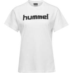 hummel GO Baumwoll Logo T-Shirt Damen kurzarm
