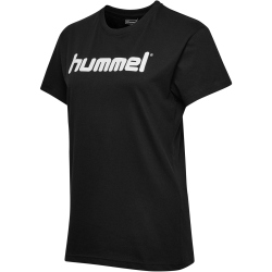 hummel GO Baumwoll Logo T-Shirt Damen kurzarm