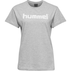 hummel GO Baumwoll Logo T-Shirt Damen kurzarm