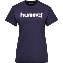 hummel GO Baumwoll Logo T-Shirt Damen kurzarm