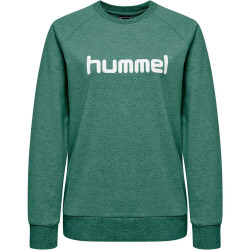 hummel GO Baumwoll Logo Sweatshirt Damen