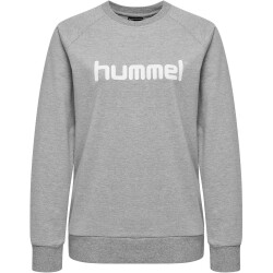 hummel GO Baumwoll Logo Sweatshirt Damen
