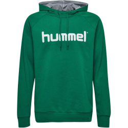hummel GO Baumwoll Logo Hoodie Kinder evergreen 176