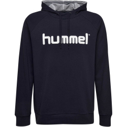 hummel GO Baumwoll Logo Hoodie Kinder marine 176